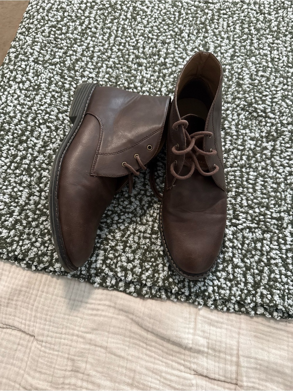 Men's Brown Leather Chukka Boots